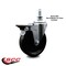 Service Caster 5 Inch Phenolic 12 Inch Threaded Stem Caster with Brake SCC-TS20S514-PHS-PLB-121315 - alternate 3